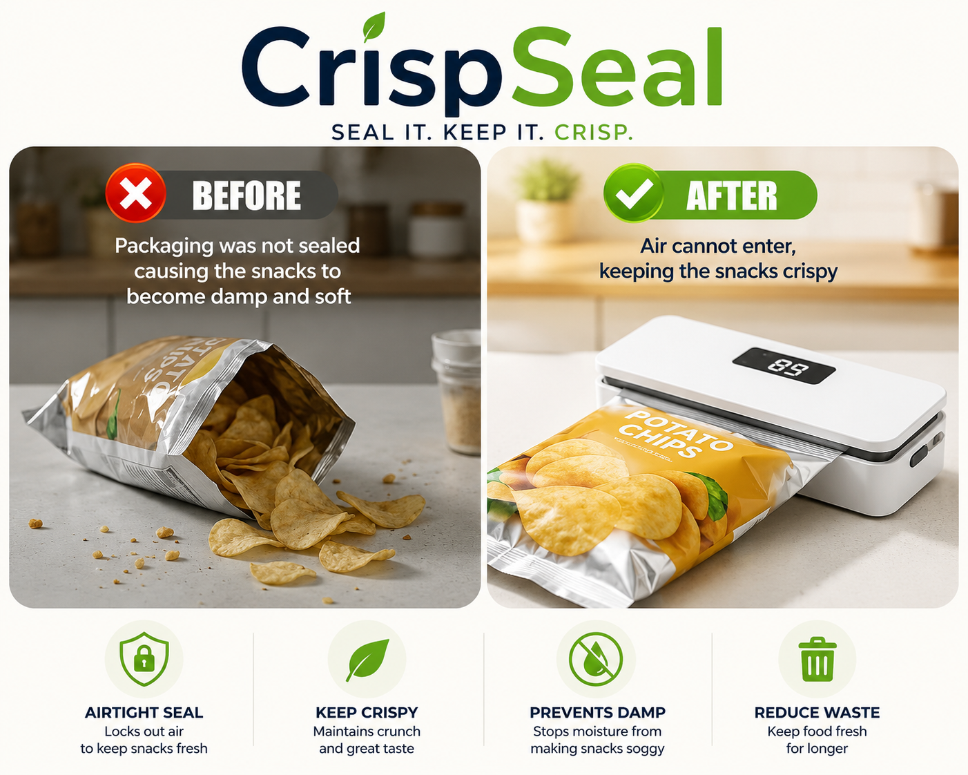 CrispSeal™- Bag Sealer